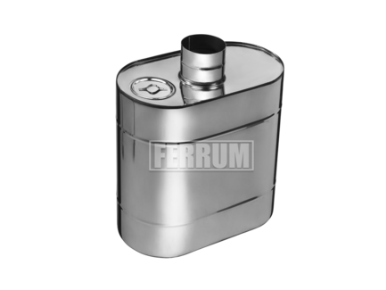 Бак Ferrum эллиптический с трубой 50 л