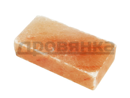 Кирпич из гималайской соли шлифованный 20х10х5 см